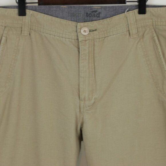 Horny Toad Free Range Men's Size 34x30 Tan Organic Cotton Casual Pants - Picture 2 of 10